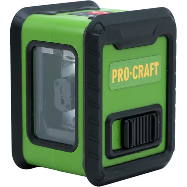 Laser A Linea/Linee Incrociate Procraft LE-2D 10 M Verde Autolivellante Incl. 3 Batterie Aaa Da 1,5 V-image