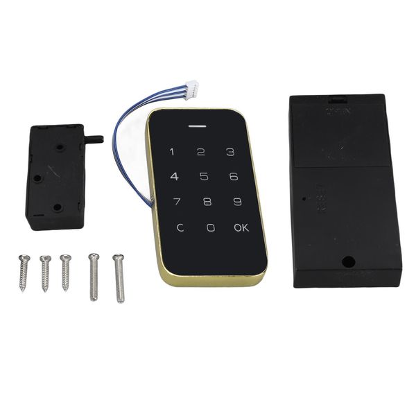 Serratura A Combinazione Elettronica Digitale Con Touchscreen Per Armadietti, Cassette Delle Lettere, Schedari, Cassetti Della Sauna E Armadietti Scolastici-image