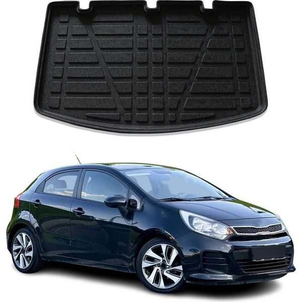 Vaschetta Portabagagli Per Kia Rio 2011-2017 Hatchback 5 Porte In Gomma Tpe-image