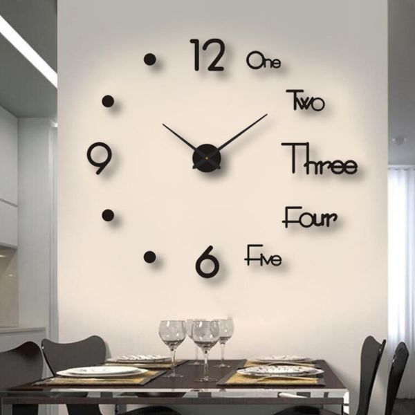 Orologio Da Parete Senza Cornice, Decorativo E Silenzioso Per Soggiorno E Camera Da Letto-image