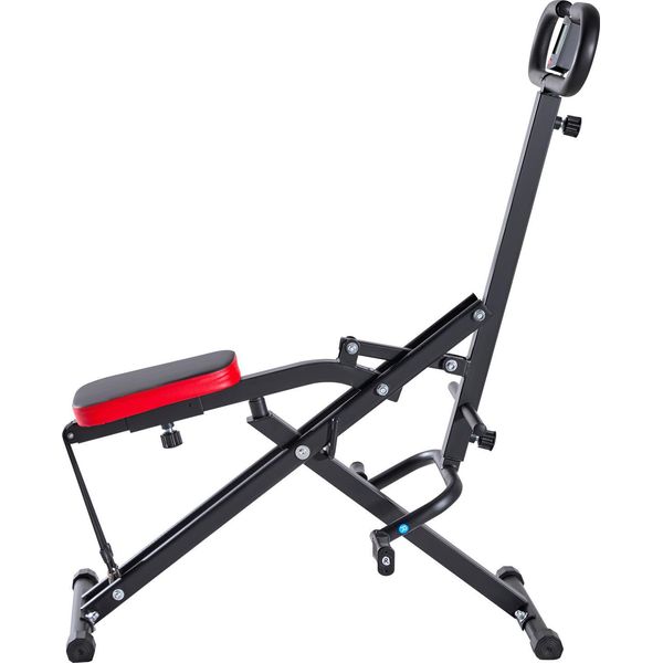 Succebuy Macchina Squat Per Un Allenamento Efficace, Macchina Fitness Pieghevole Con Sedile Regolabile In 5 Direzioni, Cyclette Per Glutei E Gambe, Macchina Per Esercizi In Nero-image