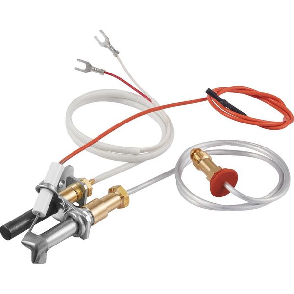 Succebuy Gruppo Bruciatore Pilota Per Gas Naturale, Oe 446-512A, Hsrv 446-512A, Srv 446-512A Luce Pilota Per Caminetto, Pezzo Di Ricambio Per L'accensione A Gas Naturale, Adatto A Vari Modelli Come Heat & Glo, Heatilator, Lennox E Regency-image