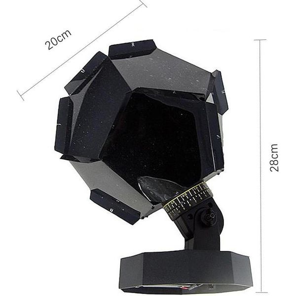 Lampada Di Proiezione Starlight Led Star Night Light Led Star Projector Lamp Sky Projection Cosmos Night Light Lamp Usb Charging Rechargeable Light Home Decorative For Kids Gift-image