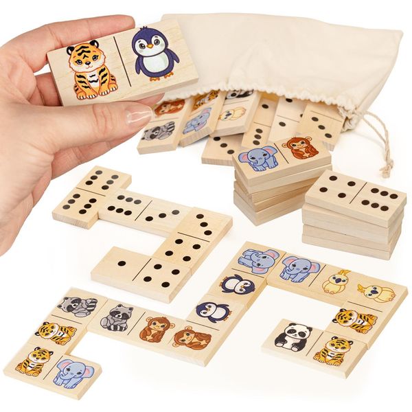 Ulanik Gioco Da Tavolo Domino "Animali"""-image