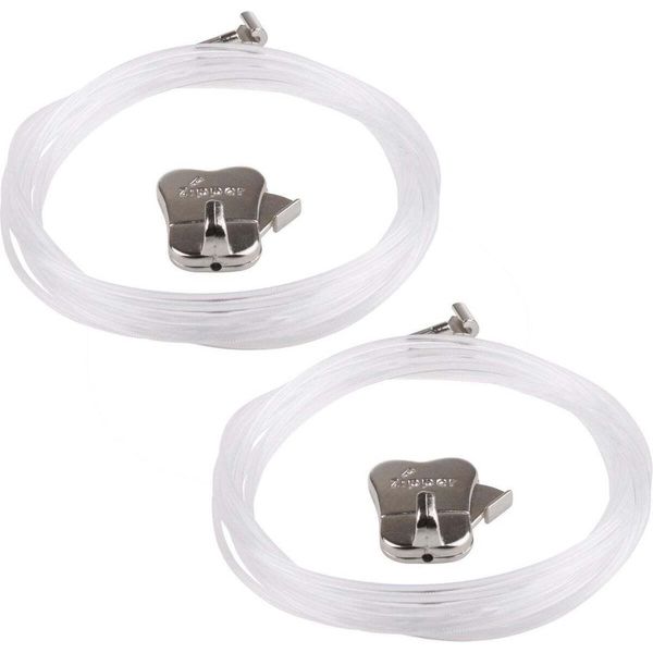 Sistema Di Appendimento Stas - Cobra + Corda In Perlon - Gancio Per Quadri/ Cornici/ Ganci Per Appendere - Senza Forare - 250 Cm + Ganci Per Quadri Zipper (2 Pezzi)-image