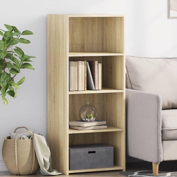 Maison Exclusive - Credenza Alta Sonoma-Rovere 50X41X124 Cm Materiale Ligneo-image