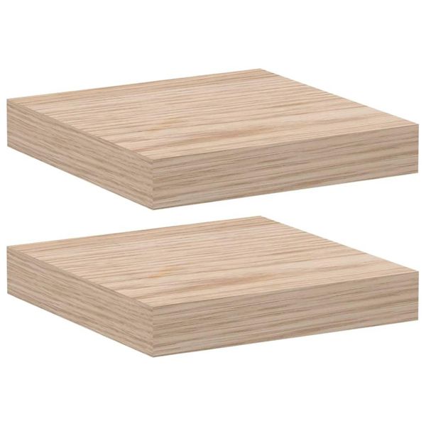 Syfax™ Mensole Pensili 2 Pz 23X23,5X4 Cm In Truciolato-image