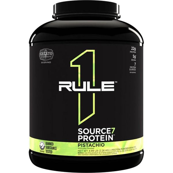 Rule1 R1 Source7 Gelato Protein (5Lbs) Cookies & Creme - Proteine - Miscela Di Proteine-image