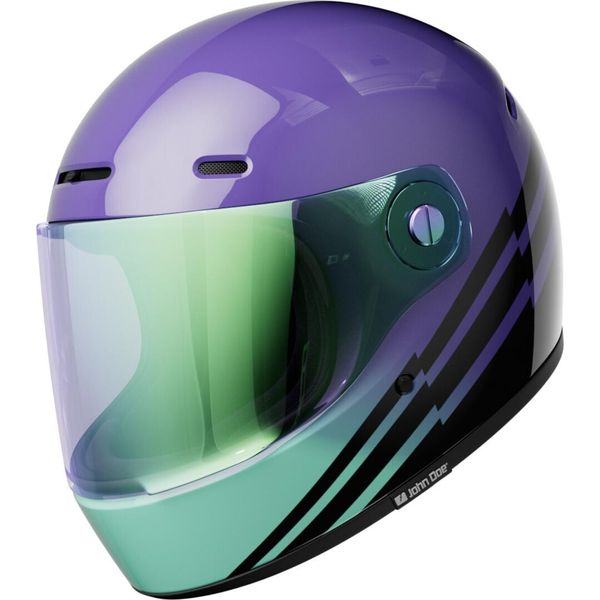 Casco John Doe Jd/One Spectral, Viola/Nero/Turchese, S (55/56)-image