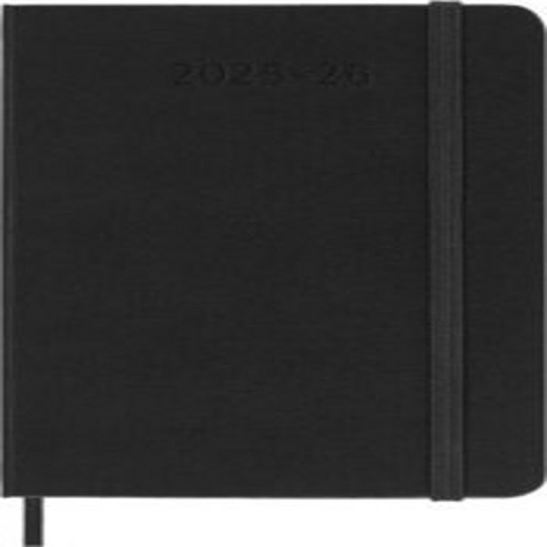 Moleskine 8056999275440 Moleskine Calendario Tascabile 2025/2026, 18 Mesi, P/A6, Nero-image
