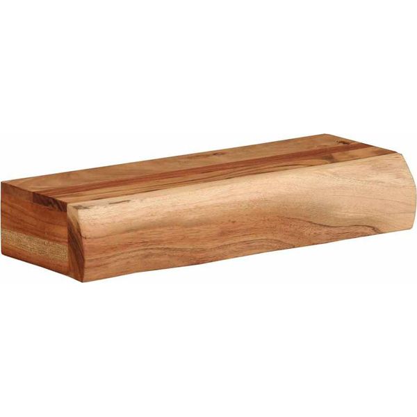 Syfax™ Mensole Da Parete 2 Pz 40X17X8 Cm In Legno Massello Di Acacia-image