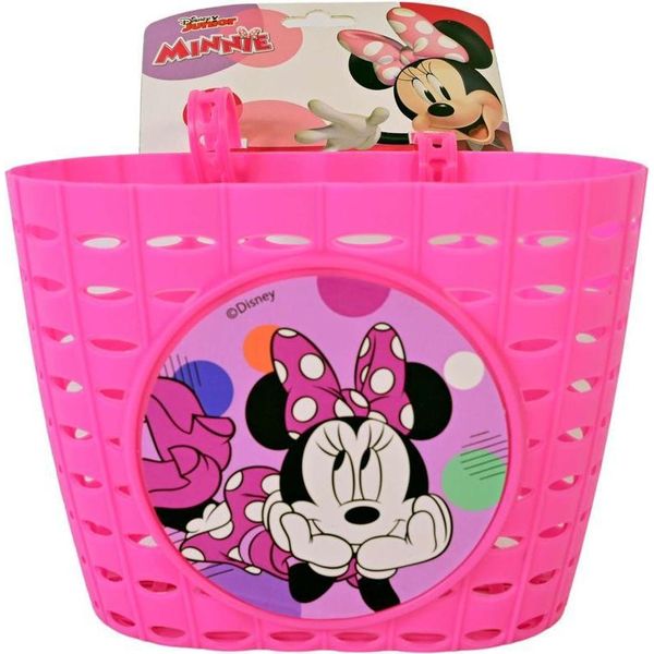 Cestino Bici Disney Per Bambini Cestino Bici Ragazze Cestino Manubrio Minnie Mouse 1276-image