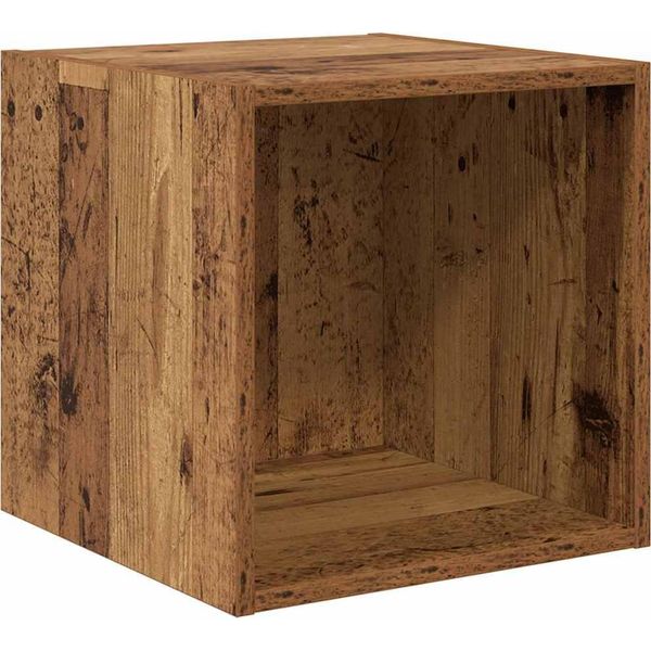 Syfax™ Armadietto A Muro Con Lo Scaffale Legno Vecchio 37 X 37 X 37 Cm-image