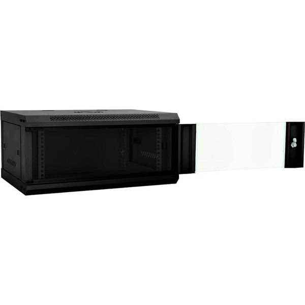 Vidaxl Armadio Di Rete Con Contenitore Nero 60 X 35 X 28 Cm In Acciaio-image