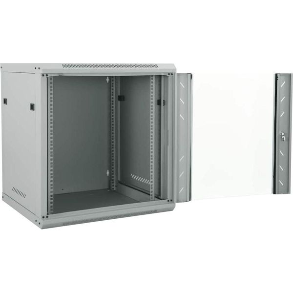 Vidaxl Armadio Di Rete Con Contenitore Grigio 60 X 60 X 65 Cm In Acciaio-image