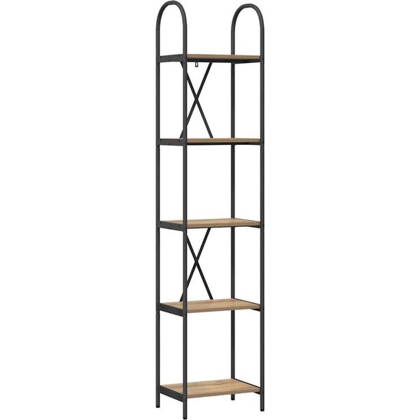 Syfax™ Libreria Rovere Artigianale 40 X 30 X 183 Cm Legno Multistrato-image