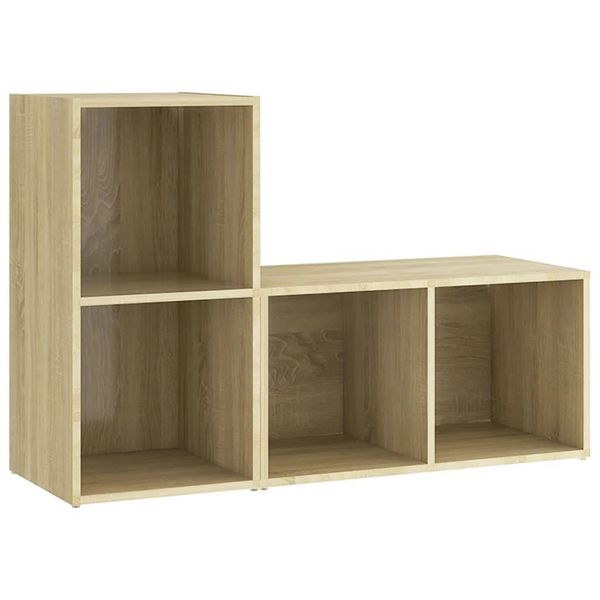 Syfax™ Mobili Tv 2 Pz Rovere Sonoma 72X35X36,5 Cm In Legno Multistrato-image