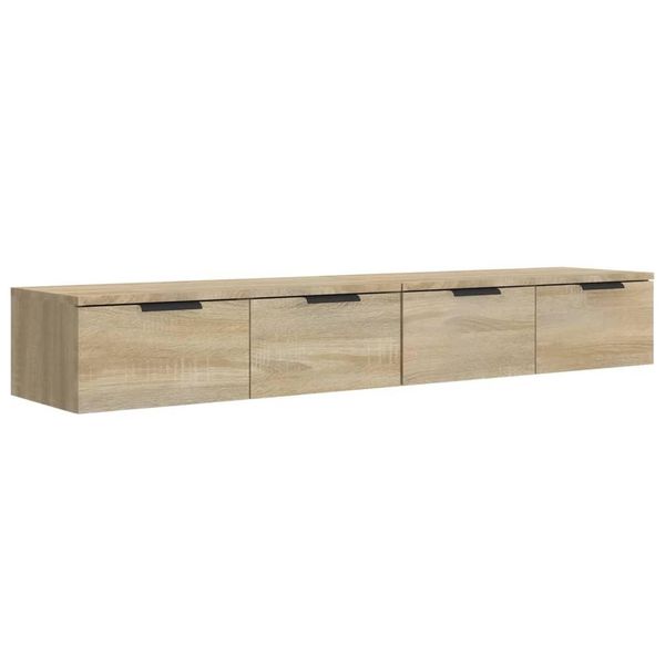 Syfax™ Mobili Pensili 2 Pz Rovere Sonoma 68X30X20 Cm Legno Multistrato-image