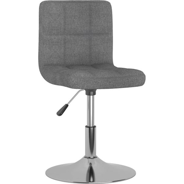 Syfax™ Sedie Da Pranzo Girevoli 6 Pz Grigio Chiaro In Tessuto-image