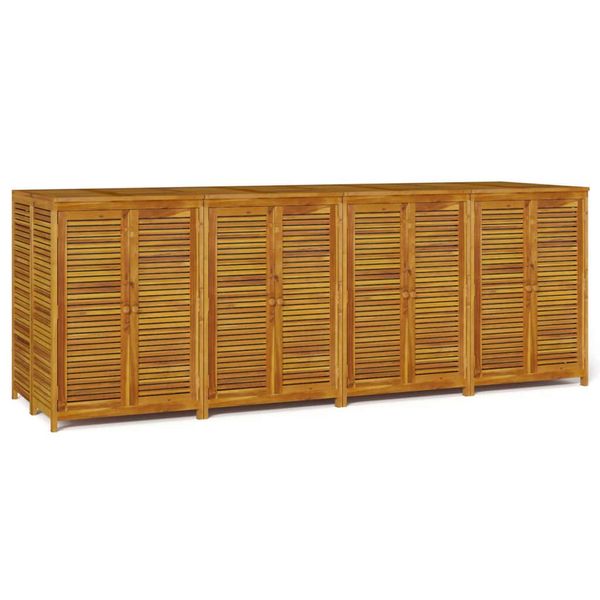 Syfax™ Contenitore Da Giardino 280X87X104 Cm Legno Massello Di Acacia-image