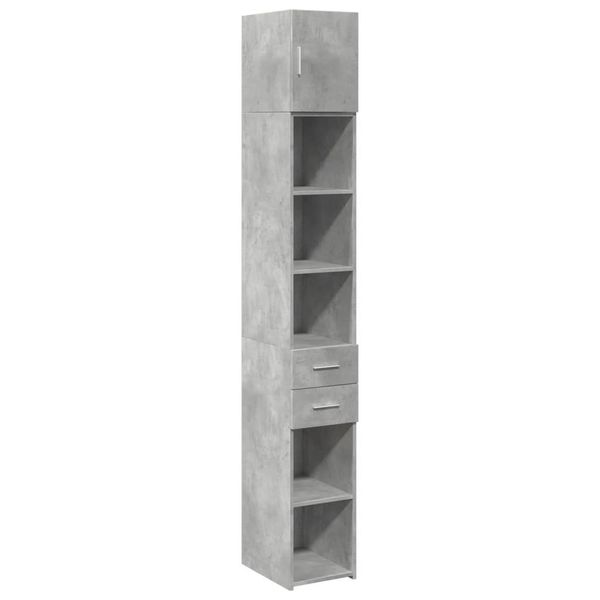 Syfax™ Mobile Sottile Grigio Cemento 30X42,5X225 Cm In Truciolato-image