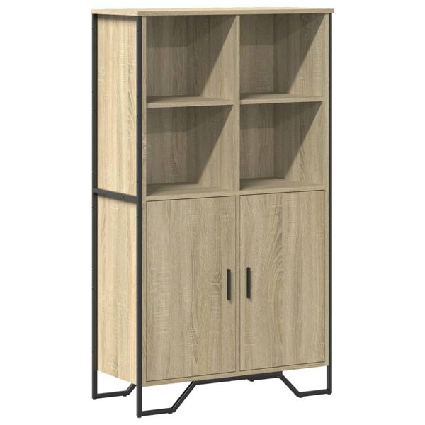 Syfax™ Credenza Rovere Sonoma 79,5X35,5X137,5 Cm In Legno Multistrato-image