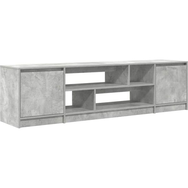 Syfax™ Mobile Porta Tv Grigio Cemento 188,5X41X50 Cm Legno Multistrato-image