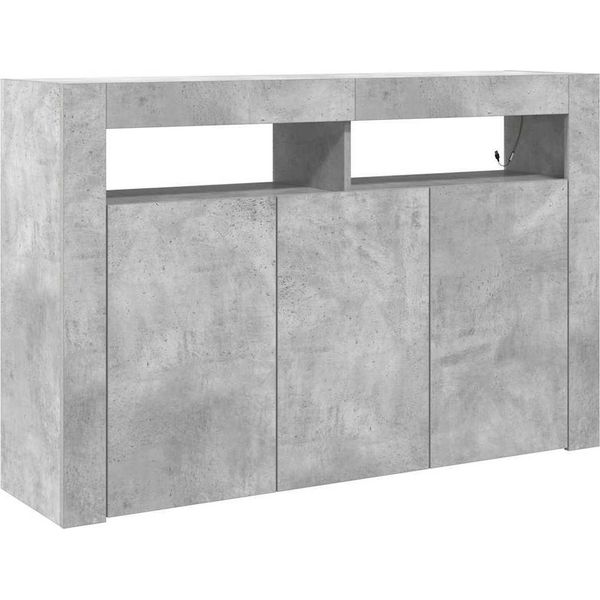 Syfax™ Credenza Grigio Cemento 116 X 30 X 75 Cm Legno Multistrato-image