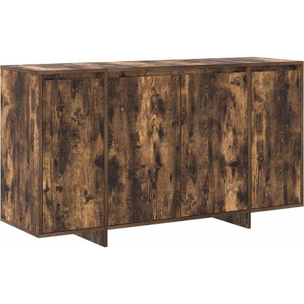 Syfax™ Credenza Rovere Fumé 135 X 41 X 75 Cm Legno Multistrato-image