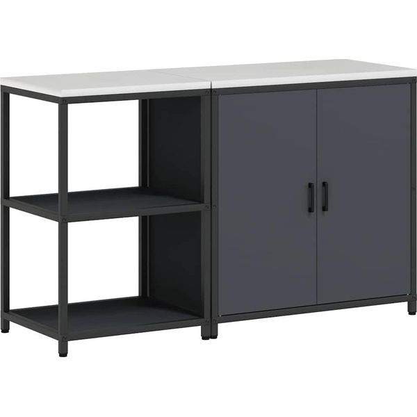 Syfax™ Set Di Stoccaggio Per Cucina Con Lo Scaffale 2 Pcs Antracite-image