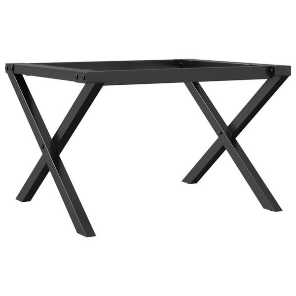Syfax™ Telaio Gambe A X Per Tavolino Da Salotto 60X40X38 Cm In Acciaio-image