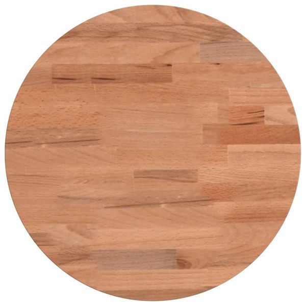 Syfax™ Piano Per Tavolo Ø30X4 Cm Rotondo In Legno Massello Di Faggio-image
