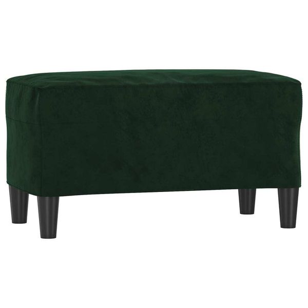 Syfax™ Panca Verde Scuro 70X35X41 Cm In Velluto-image