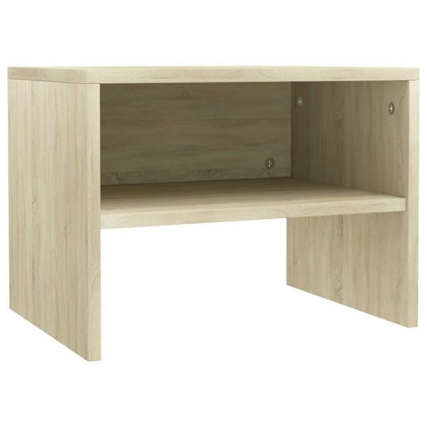 Syfax™ Comodino Rovere Sonoma 40X30X30 Cm In Legno Multistrato-image