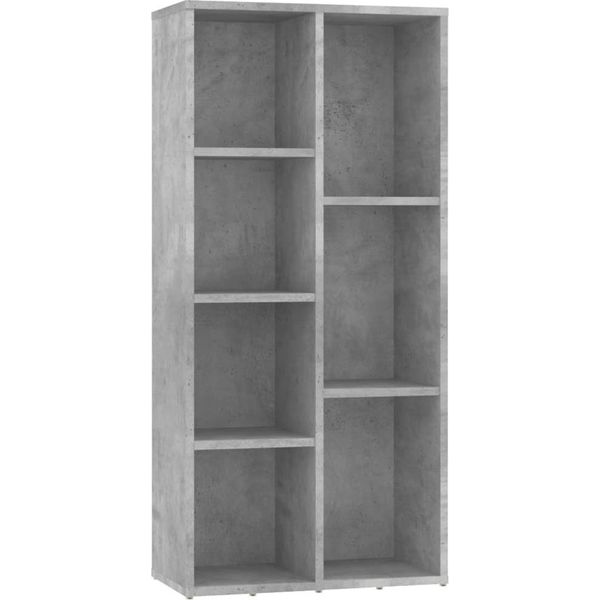 Syfax™ Libreria Grigio Cemento 50X25X106 Cm In Legno Multistrato-image