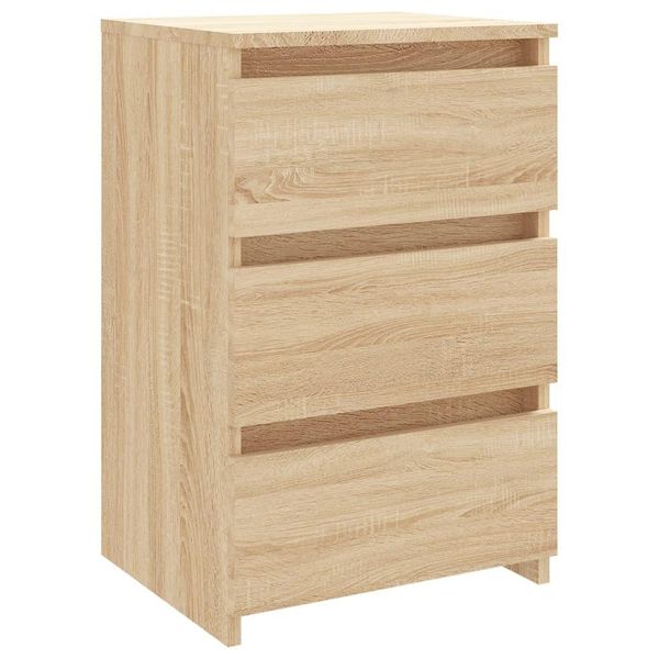 Syfax™ Comodino Rovere Sonoma 40X35X62,5 Cm In Legno Multistrato-image