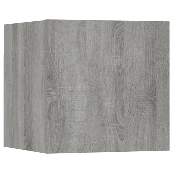 Syfax™ Armadietti Tv Montati A Parete Grigio Sonoma 30,5X30X30 Cm-image