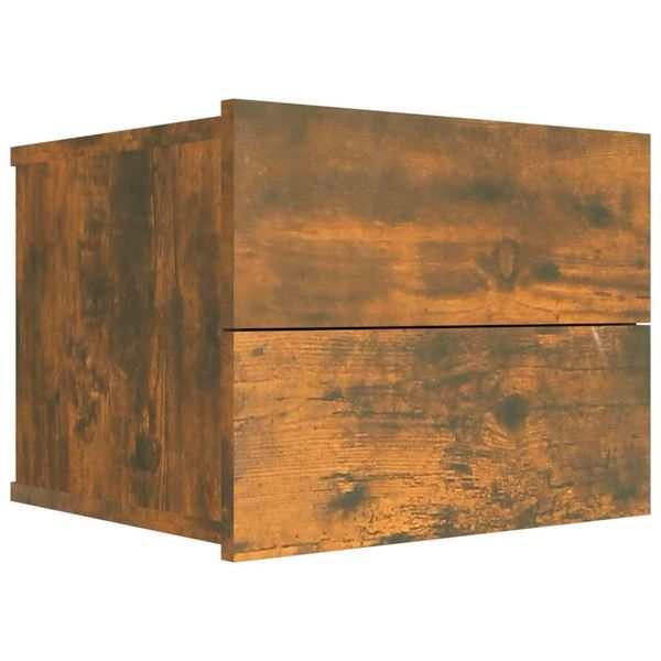 Syfax™ Comodino Rovere Fumo 40X30X30 Cm Legno Multistrato-image