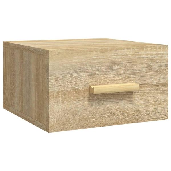 Syfax™ Comodino A Muro Rovere Sonoma 35X35X20 Cm-image