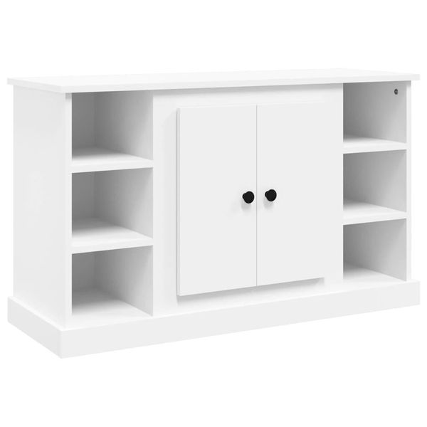 Syfax™ Credenza Bianca 100X35,5X60 Cm In Legno Multistrato-image