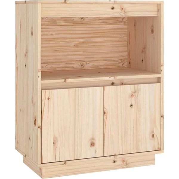 Syfax™ Credenza 60X34X75 Cm In Legno Massello Di Pino-image
