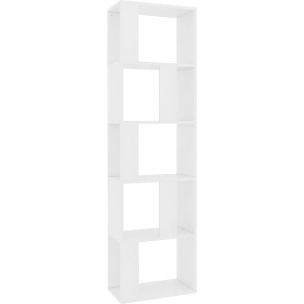 Syfax™ Libreria/Divisorio Bianco 45X24X159 Cm In Legno Multistrato-image