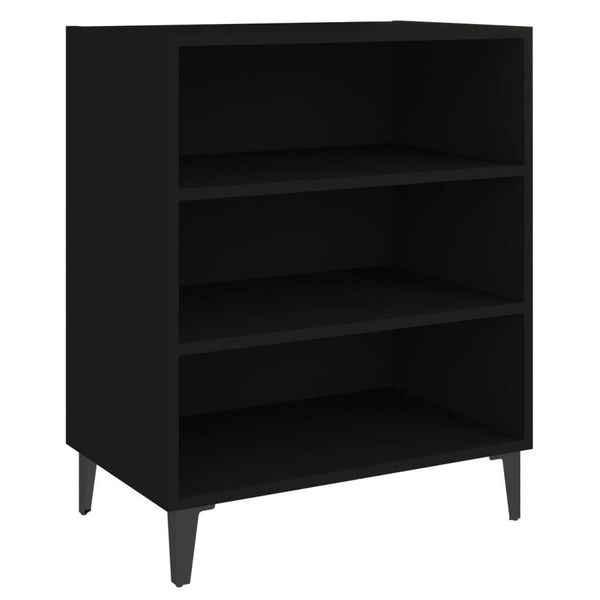 Syfax™ Credenza Nera 57X35X70 Cm In Legno Multistrato-image