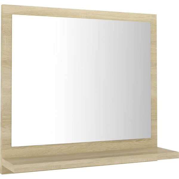 Syfax™ Specchio Da Bagno Rovere Sonoma 40X10,5X37 Cm Legno Multistrato-image