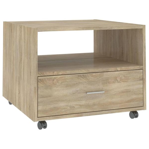Syfax™ Tavolino Da Salotto Rovere Sonoma 55X55X40 Cm Legno Multistrato-image