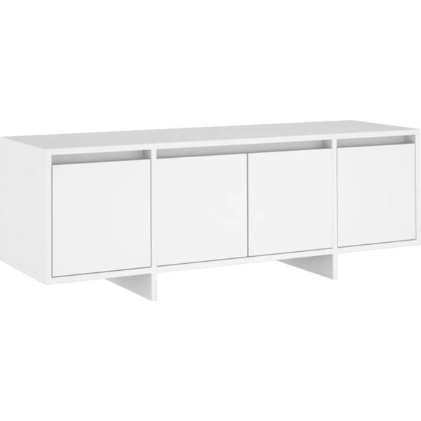 Syfax™ Mobile Tv Bianco 120X30X40,5 Cm In Truciolato-image