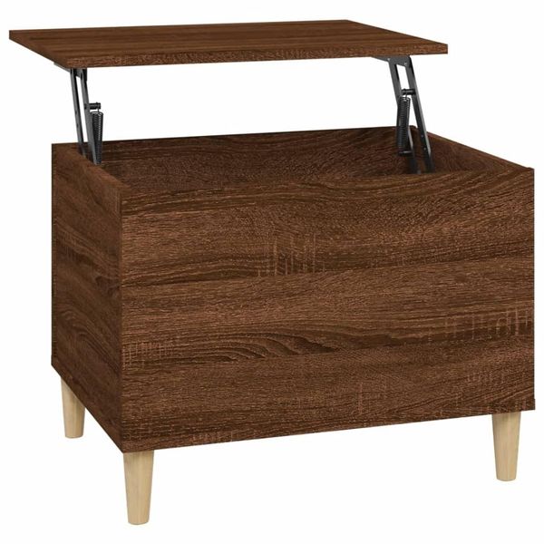 Syfax™ Tavolino Salotto Rovere Marrone 60X44,5X45 Cm Legno Multistrato-image