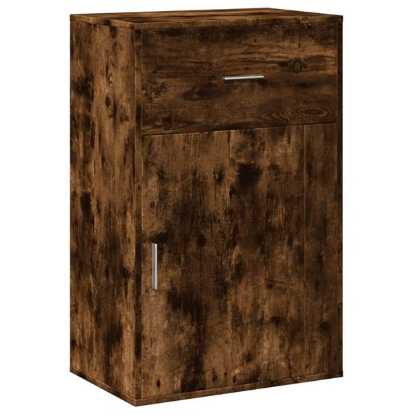 Syfax™ Armadietto Rovere Fumo 56,5X39X90 Cm In Legno Multistrato-image