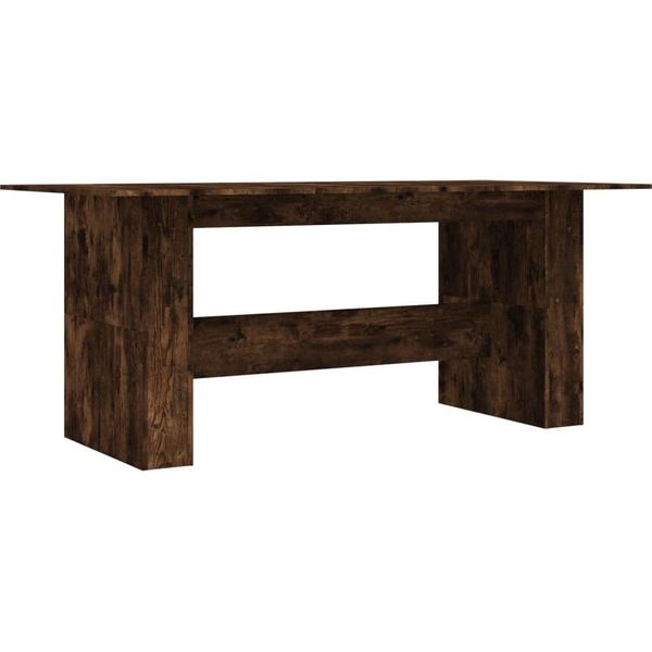 Syfax™ Tavolo Da Pranzo Rovere Fumo 180X90X76 Cm Legno Multistrato-image