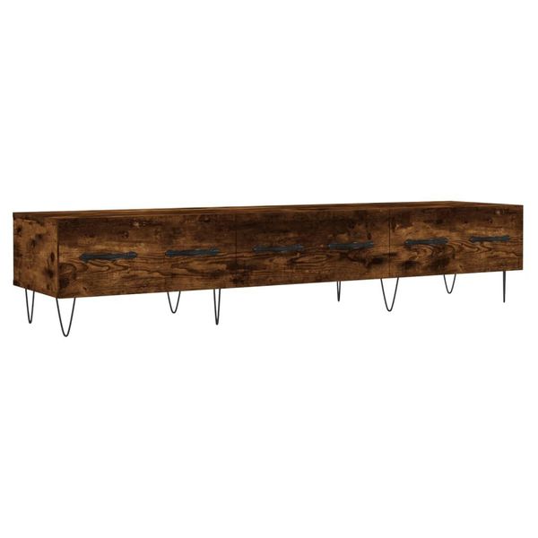 Syfax™ Mobile Porta Tv Rovere Fumo 150X36X30 Cm In Legno Multistrato-image